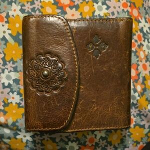 Patricia Nash Brown Leather Wallet